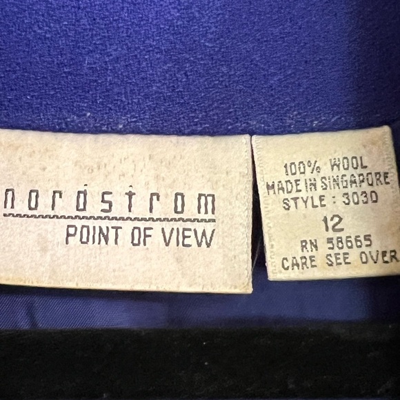 Nordstrom Colorblock Wool Coat Dress 12 - Picture 5 of 5